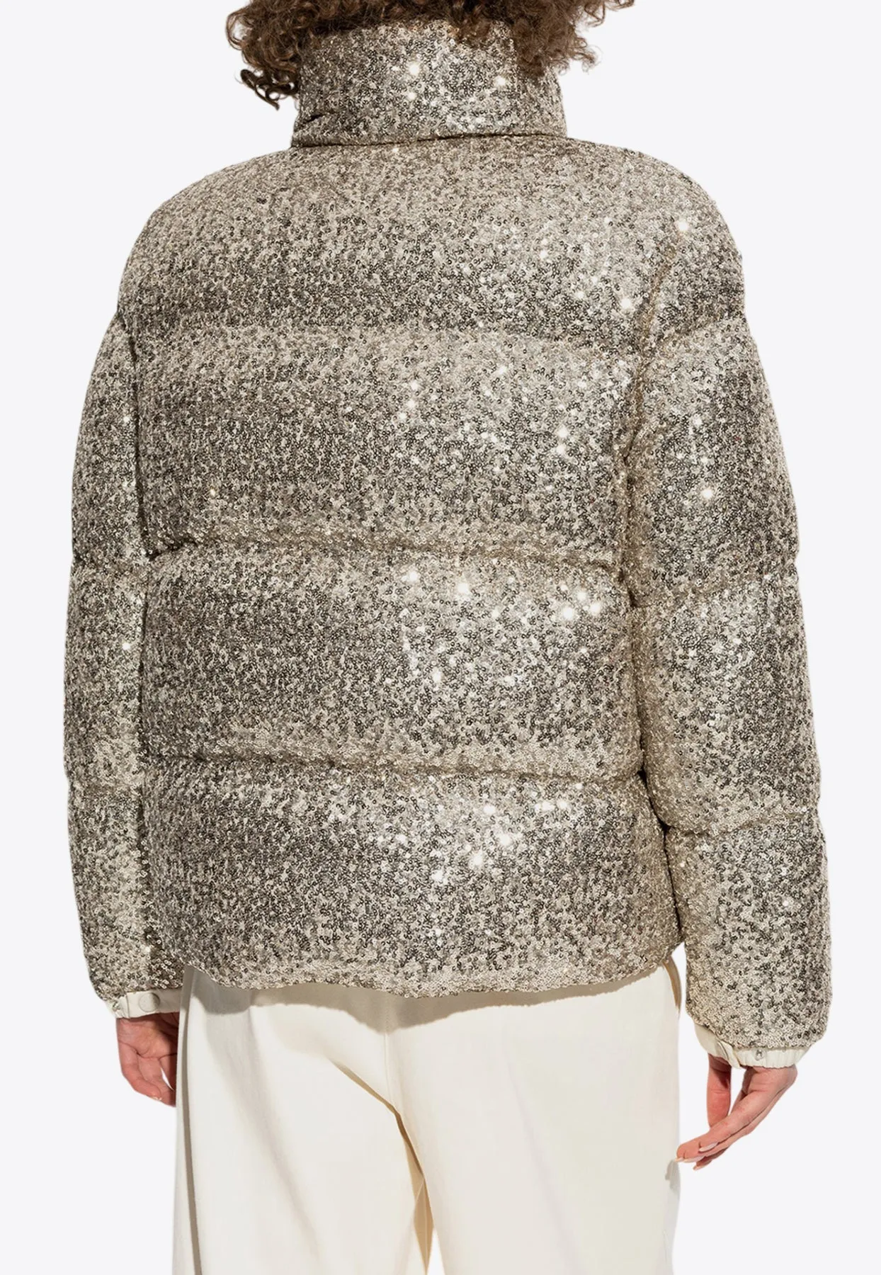 Anternes Sequined Down Jacket