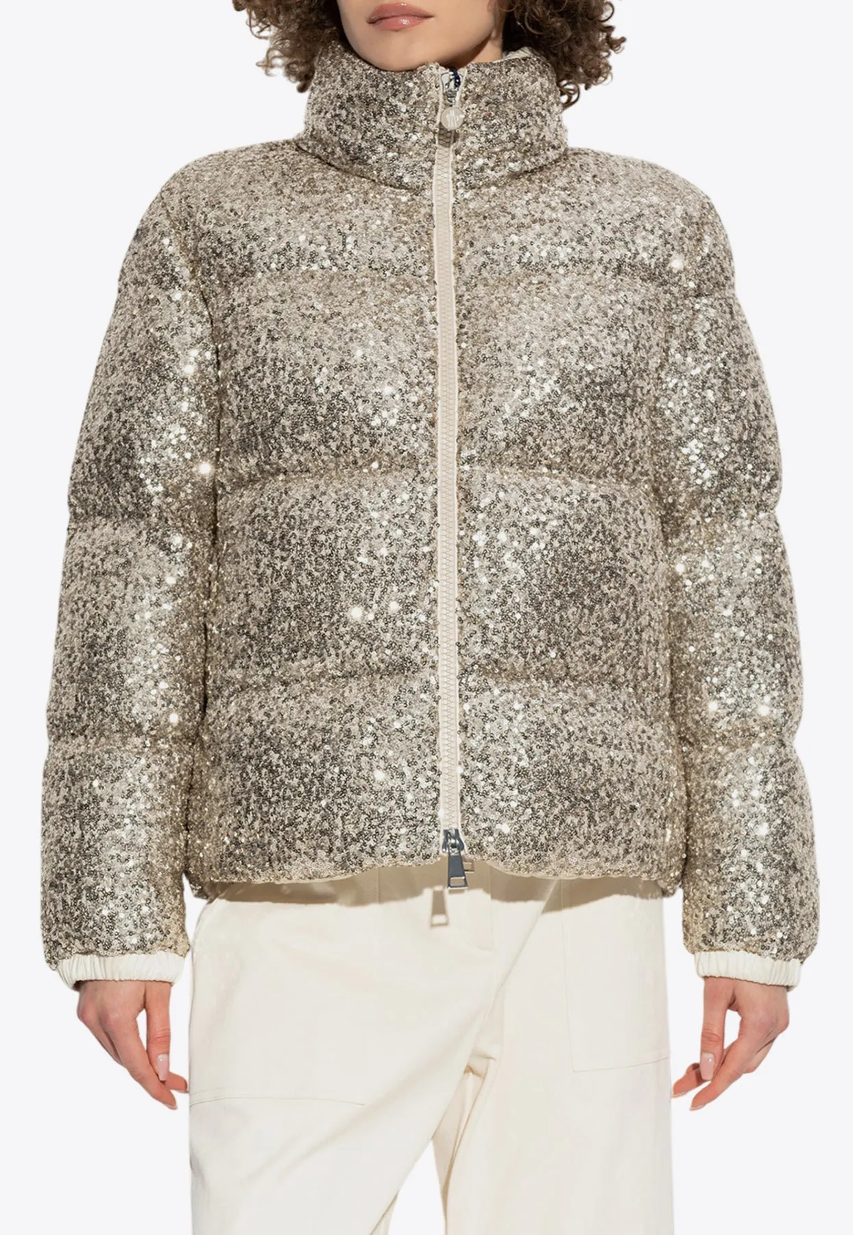 Anternes Sequined Down Jacket