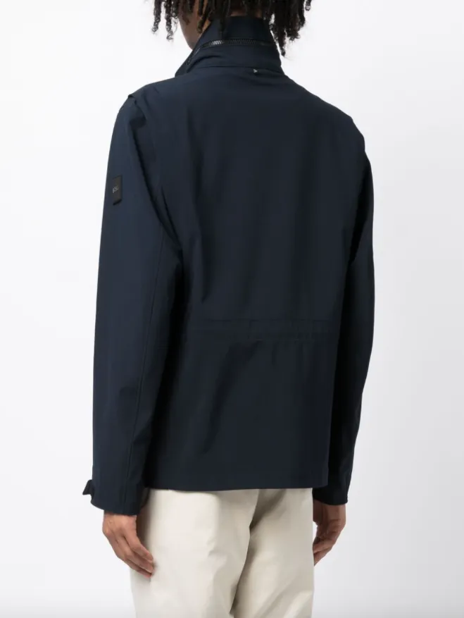 BOSS multiple-pocket shirt jacket