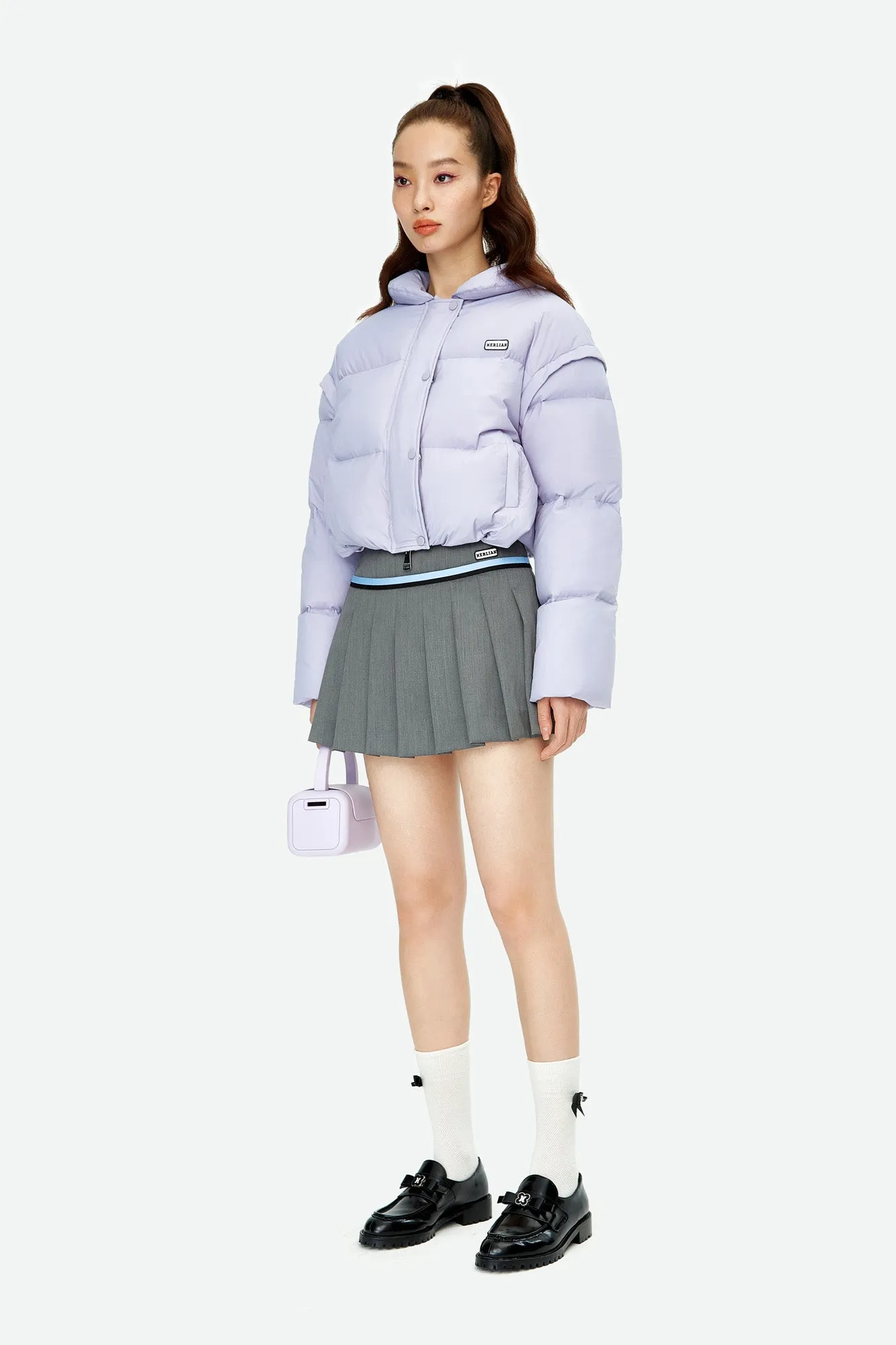 Bread Down Jacket in Purple