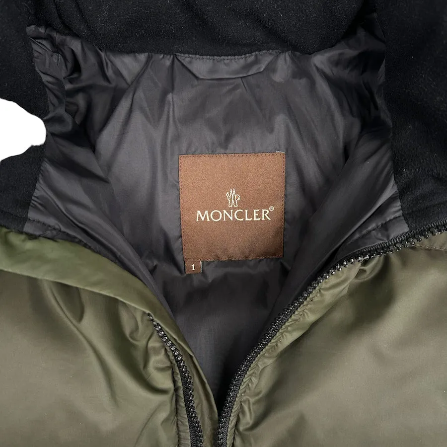 MONCLER MATTE GREEN BAZILLE DOWN JACKET