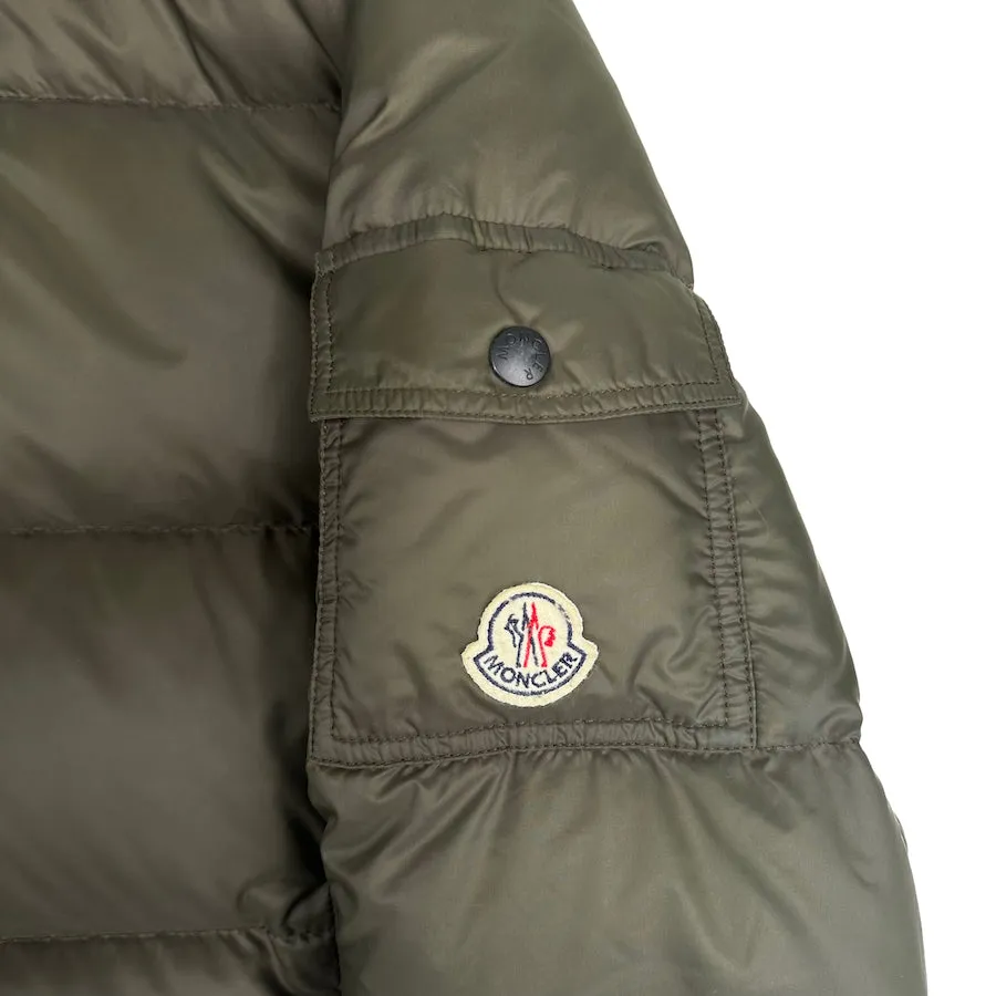 MONCLER MATTE GREEN BAZILLE DOWN JACKET