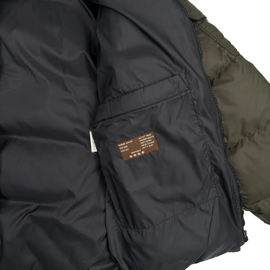 MONCLER MATTE GREEN BAZILLE DOWN JACKET