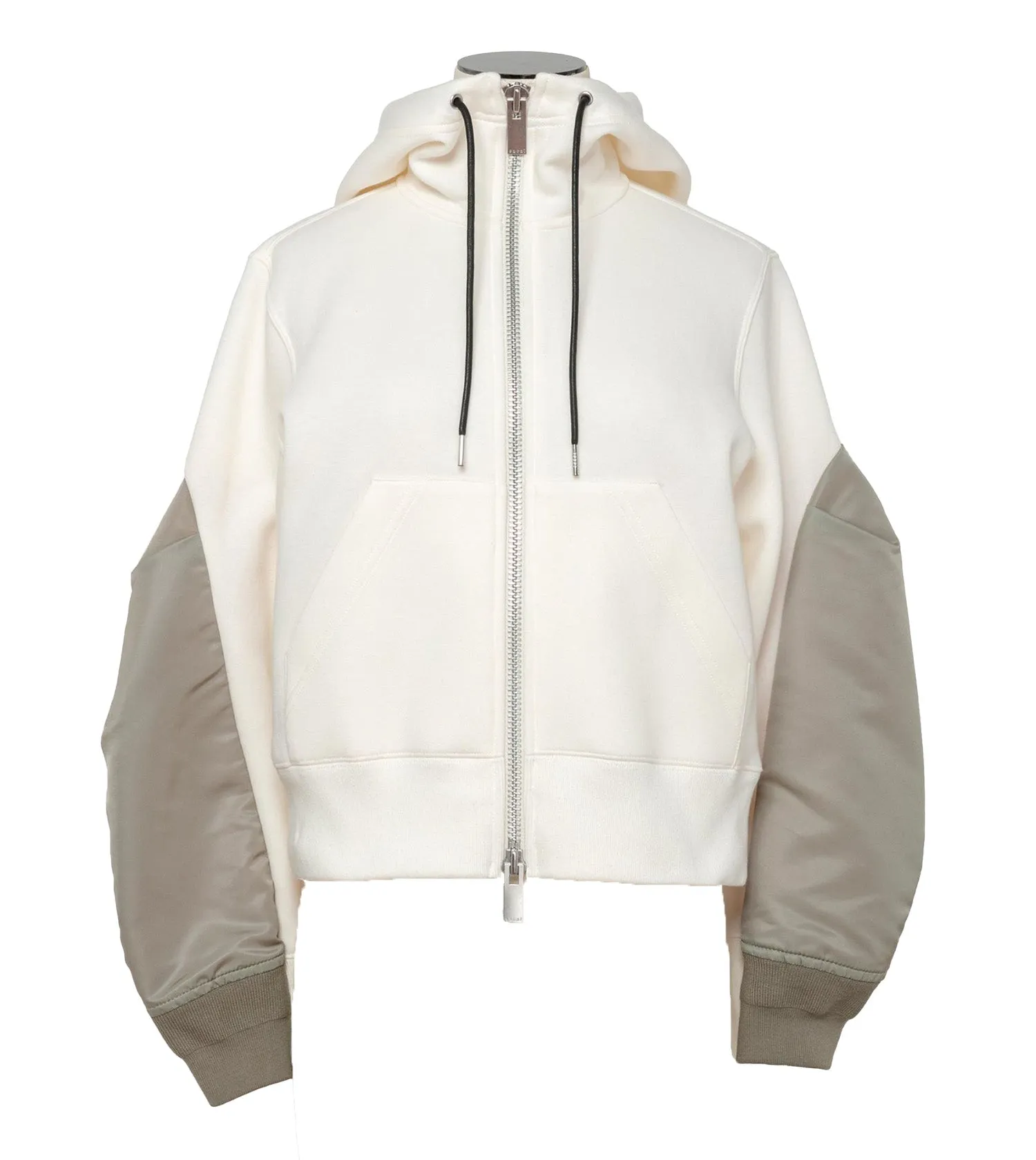 SACAI Nylon Twill x Sponge Sweat Hoodie